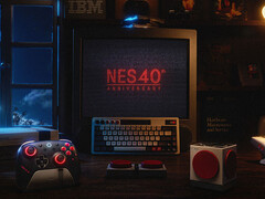 La collection 8bitDo NES 40 comprend un contrôleur en édition limitée, le premier clavier à 68 touches de 8BitDo et le successeur de l'enceinte Retro Cube. (Source de l'image : 8BitDo)