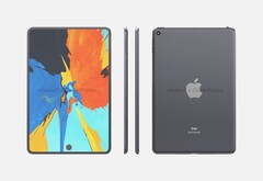 L'iPad mini Pro pourrait ressembler à l'iPad mini 6, dont les rendus ont fait l'objet d'une fuite en janvier. (Source de l'image : xleaks7 & Pigtou)