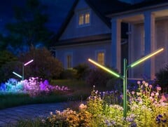 Govee a lancé les lampes de jardin pour l&#039;extérieur. (Source de l&#039;image : Govee)