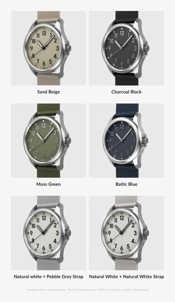 Le Mudita Radiant sera disponible en cinq couleurs. (Source de l'image : Mudita) 