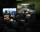 Une image qui sert de marketing promotionnel pour le site GeForce Now de Nvidia