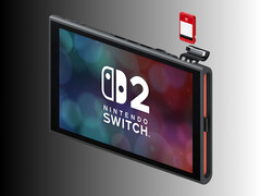 Nintendo Switch 2 avec la carte Game-Key (Source : Nintendo of America avec modifications)