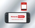Carte Switch 2 Game-Key montrée au-dessus de la console (Source de l'image : Nintendo of America avec modifications)