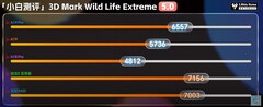 3DMark WildLife Extreme.  (Source de l'image : Xiaobai's Tech Reviews)