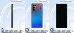 Le &quot;Reno5 Pro+&quot; sur TENAA. (Source : TENAA)