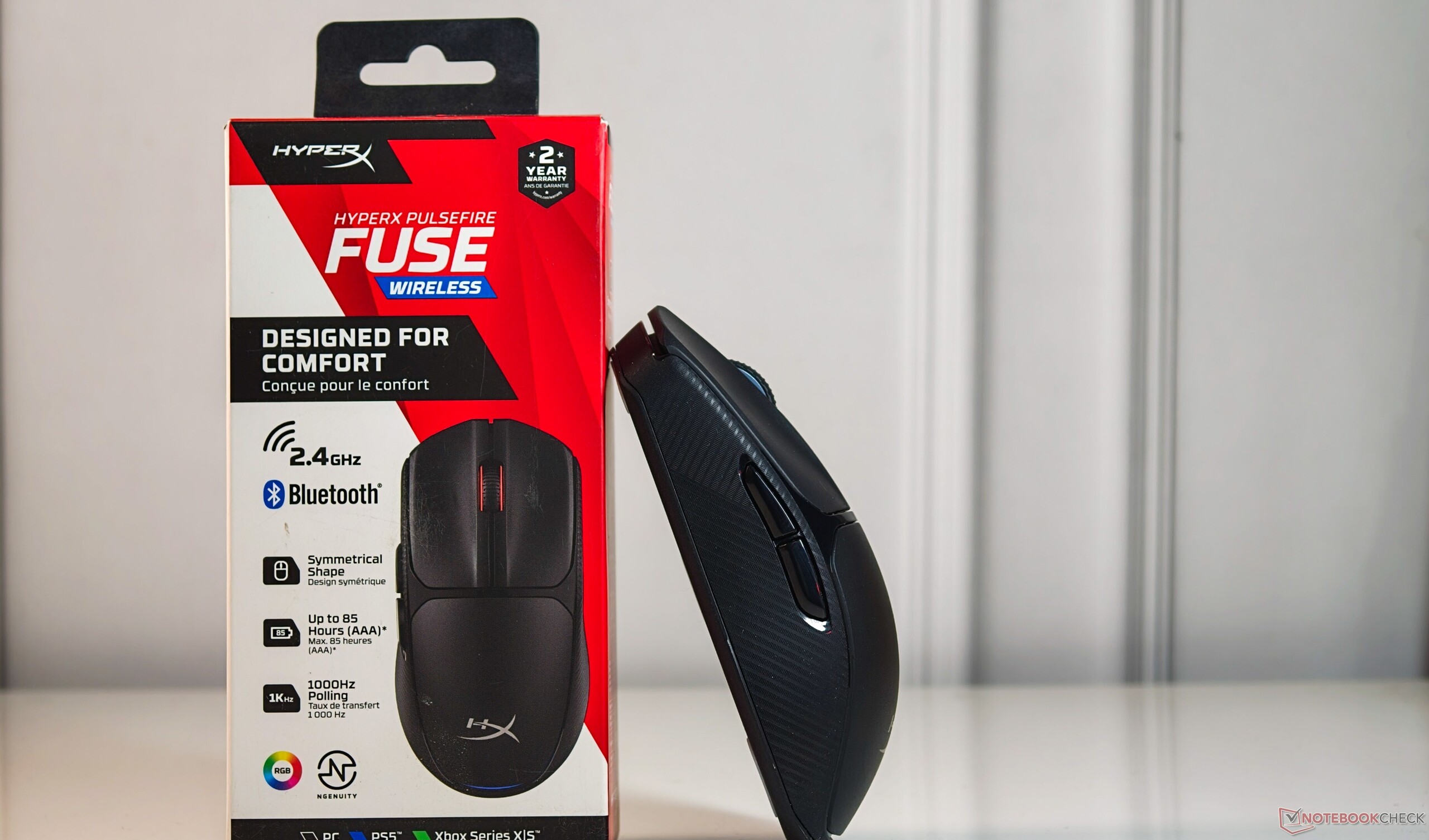 Revue de la souris de jeu HyperX Pulsefire Fuse Wireless