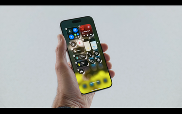 centre de contrôle d'iOS 18 (image via Apple)