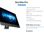 L'iMac Pro est maintenant en quantité limitée. (Source : Apple)