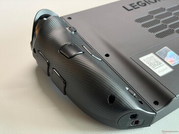 Contrôleur à droite avec des boutons supplémentaires sur le côté.