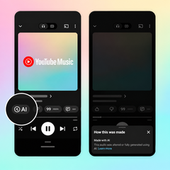 Identifiant IA de YouTube Music