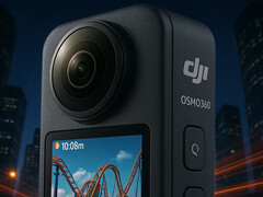 Image conceptuelle de la DJI Osmo 360 basée sur des fuites récentes. (Source de l'image : Hakasushi)