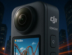 Image conceptuelle de la DJI Osmo 360 basée sur des fuites récentes. (Source de l&#039;image : Hakasushi)