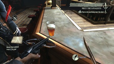 Sur la photo : une capture d'écran du jeu Dishonored.