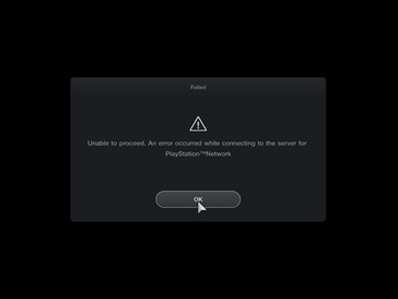 Message d'erreur de Gran Turismo® 7 sur le réseau PlayStation Network (Source : Capture d'écran, PlayStation Network)