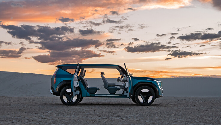 Le SUV Kia Concept EV9. (Image source : Kia)