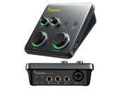 L'interface audio Maono P1 est équipée d'une prise XLR/micro et d'une prise instrument de 1/4 de pouce.