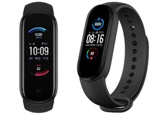 L'Amazfit Band 5 et le Xiaomi Mi Band 5 pourraient bientôt présenter une nouvelle fonctionnalité très pratique. (Source de l'image : Amazfit/Xiaomi)