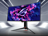 Le dernier moniteur de jeu 34 pouces QD-OLED d'Asus offre une résolution de 1440p, un taux de rafraîchissement de 360 Hz et une luminosité maximale de 1 300 nits. (Source de l'image : Asus)