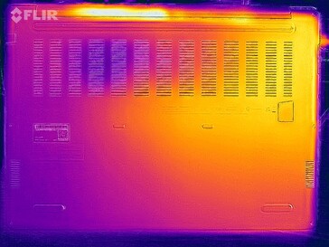 Test de résistance à la température de surface (face inférieure)