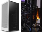Un incendie dans un boîtier NZXT H1 pourrait conduire à un GPU gravement endommagé ou pire encore. (Source de l'image : NZXT/Gamers Nexus)