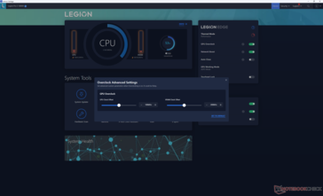 Paramètres d'overclocking du GPU par défaut