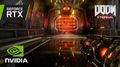 Doom Eternal sur PC bénéficiera d'une refonte visuelle avec des réflexions par traçage de rayons et une mise à l'échelle DLSS (Image source : NVIDIA)