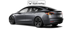 Chaîne de code de prise en charge d'AirPlay trouvée dans l'application Tesla (image : Tesla/edited)