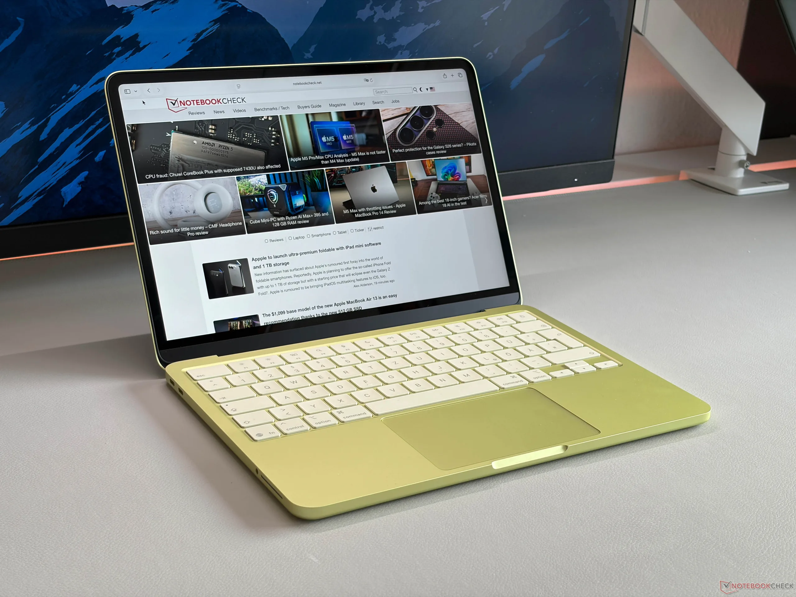 Apple MacBook Neo 256 GB - Notebookcheck.fr