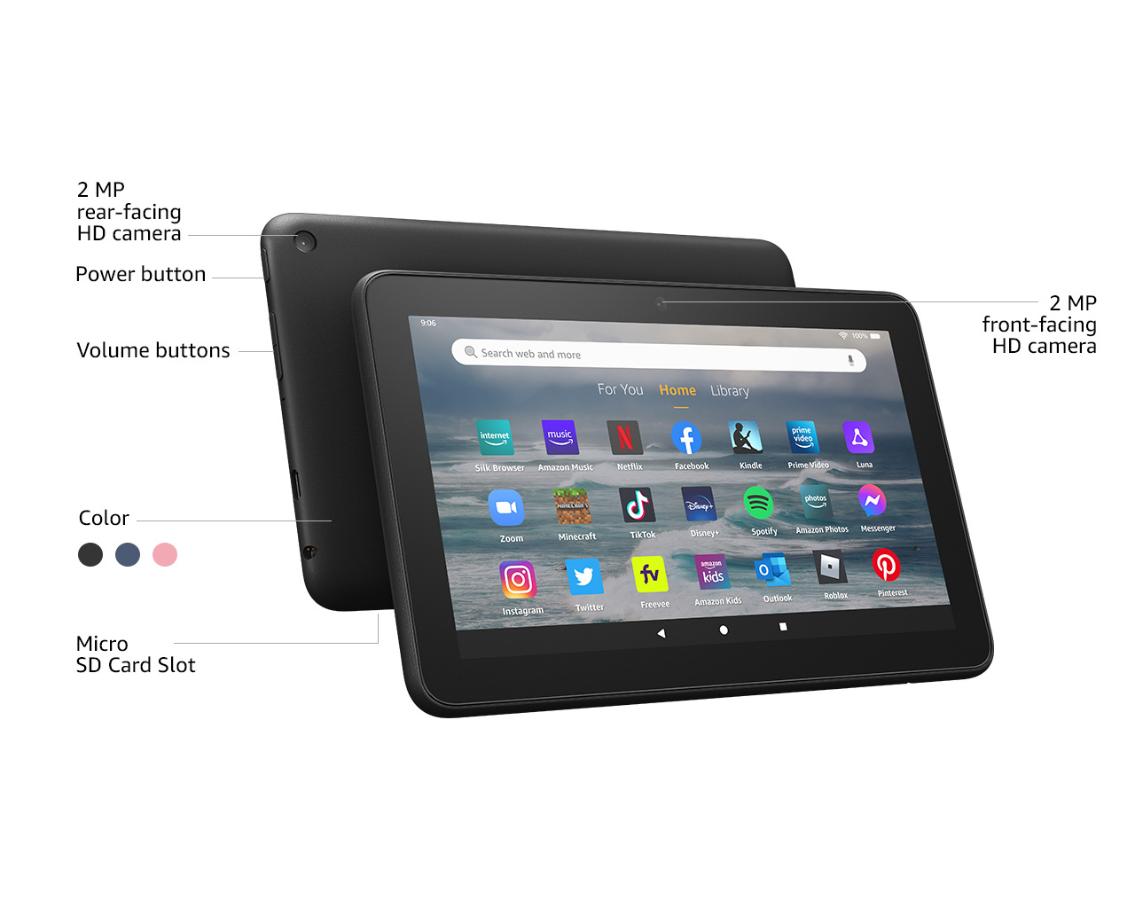 Tablette  Fire HD 10 - 32Go - 3Go RAM - 10.1 pouces - 5MP